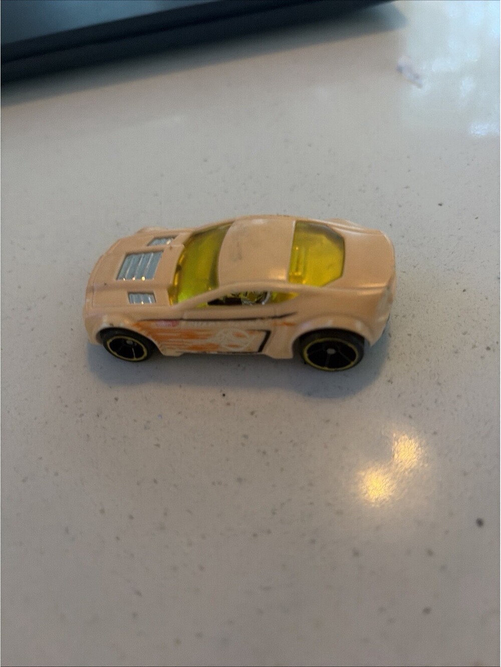 Hot Wheels 2009 Torque Twister  With Flame Graphics And Yellow Tinted Windows